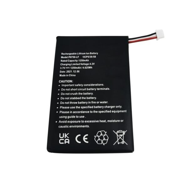 POS Terminal Battery replacement for Ingenico Link2500 Link 250 3.7V 1250mAh replace for P0750-LF