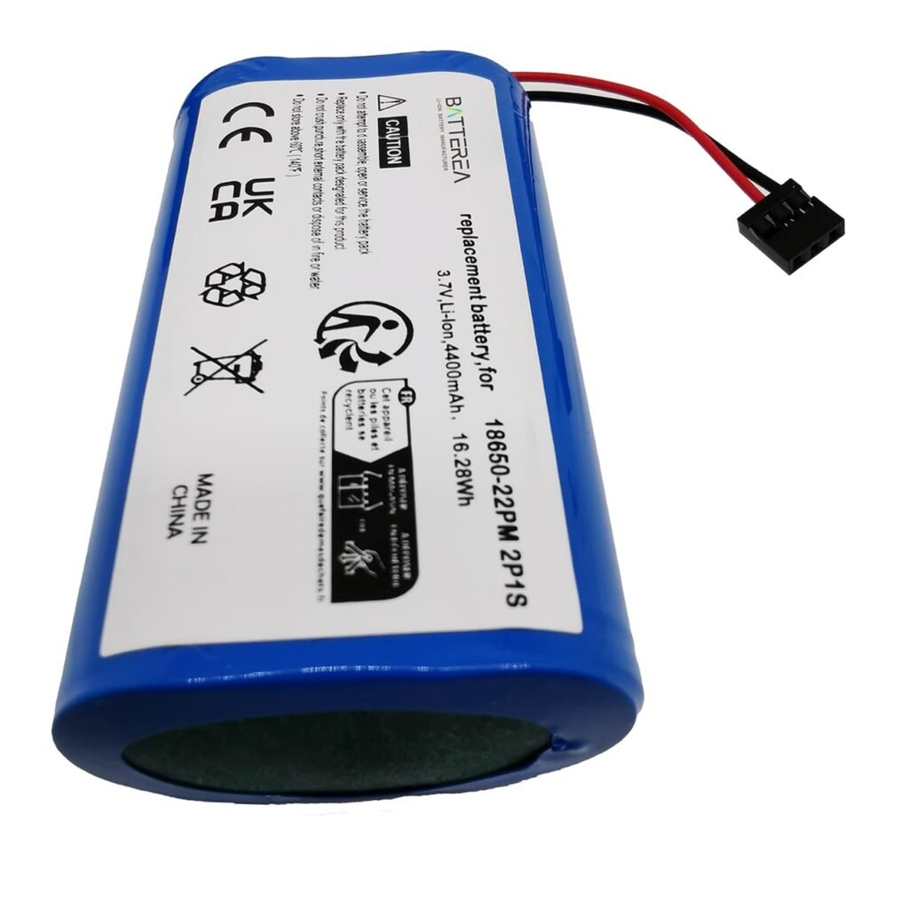 3.7V 4400mAh Spotlight battery for Trelock LS 950, replaces 18650-22PM ...