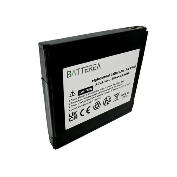 Phone battery replacement for Emporia Life Plus, replaces AK-V170, 3.7V,1200mAh, Li-ion