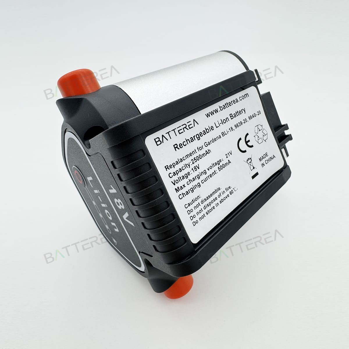 wholesale 18v 2500mah replacement batteries for gardena 9840 20, bli 18, 9839 20 li ion