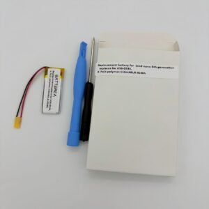 battery for ipod nano 6th generation, replaces for 616 0531,3.7v,110mah,0.41wh,li polymer