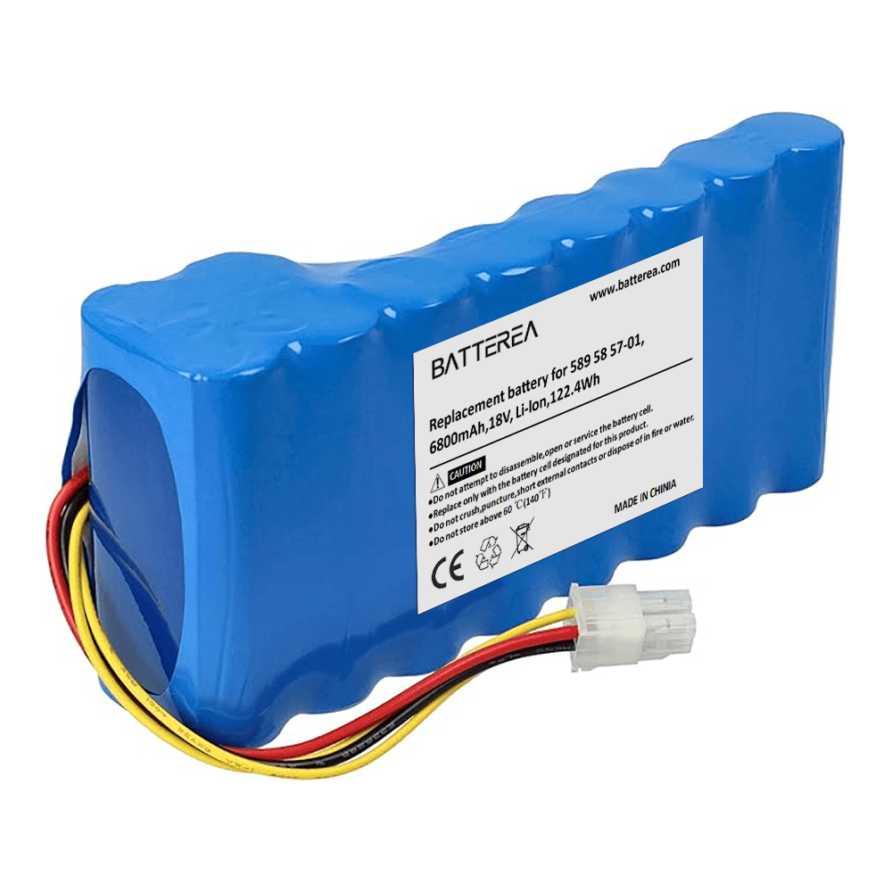 Battery for Husqvarna 589 58 57-01, 6800mAh,18V, Li-Ion,122.4Wh