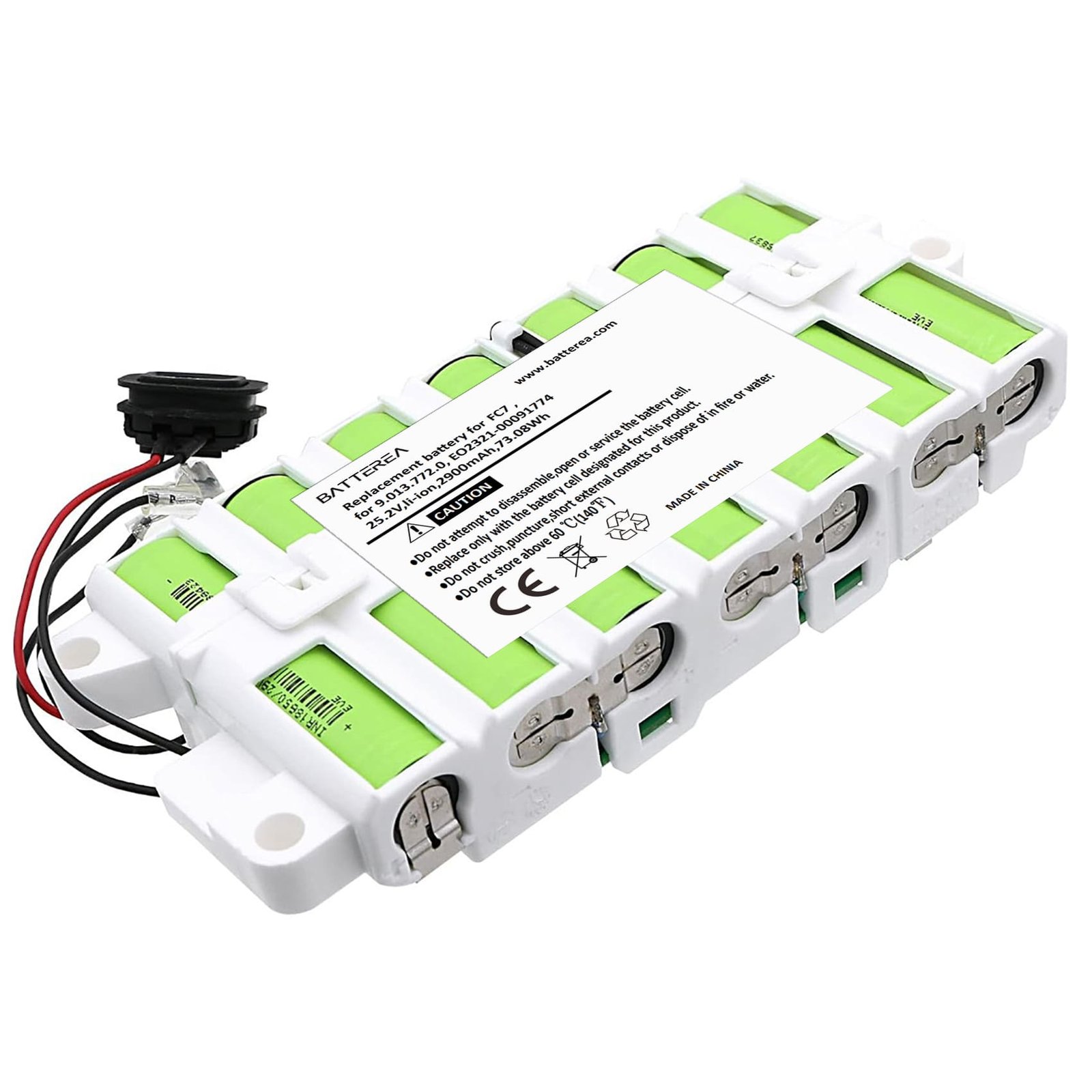 wholesale replacement battery for karcher fc7 ,replaces 9.013.772.0, eo2321 00091774, 25.2v,3000mah,75.6wh