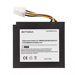 replacement battery compatible with dymo xtl 500, xtl 500 label maker, labelmanager 500ts ,replaces 1888636, 634169a, w015127, 14.8v,2000mah,29.6wh,li ion