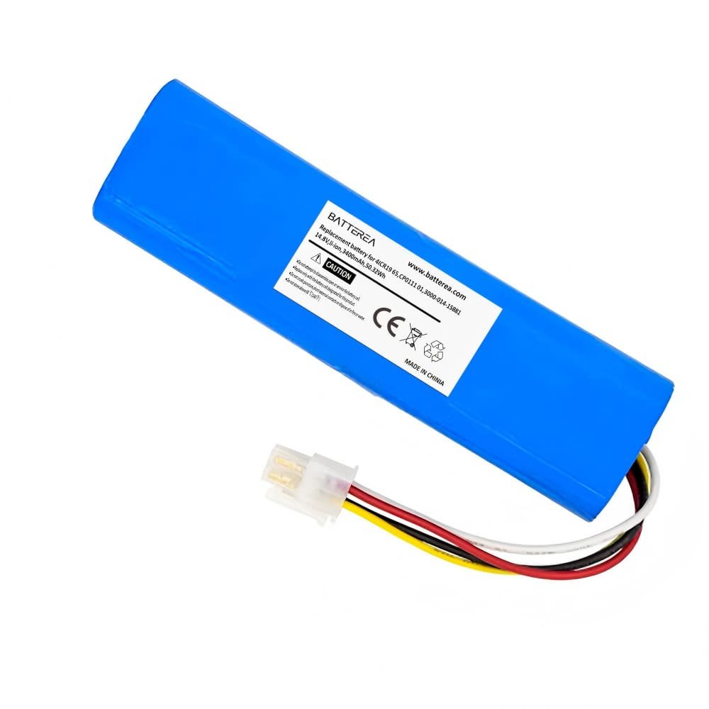 wholesale replacement battery compatible with philips fc8772, fc8710, fc8776, replaces for 4icr19 65,cp0111 01,3000 014 15881, 14.8v,3400mah, 50.32wh