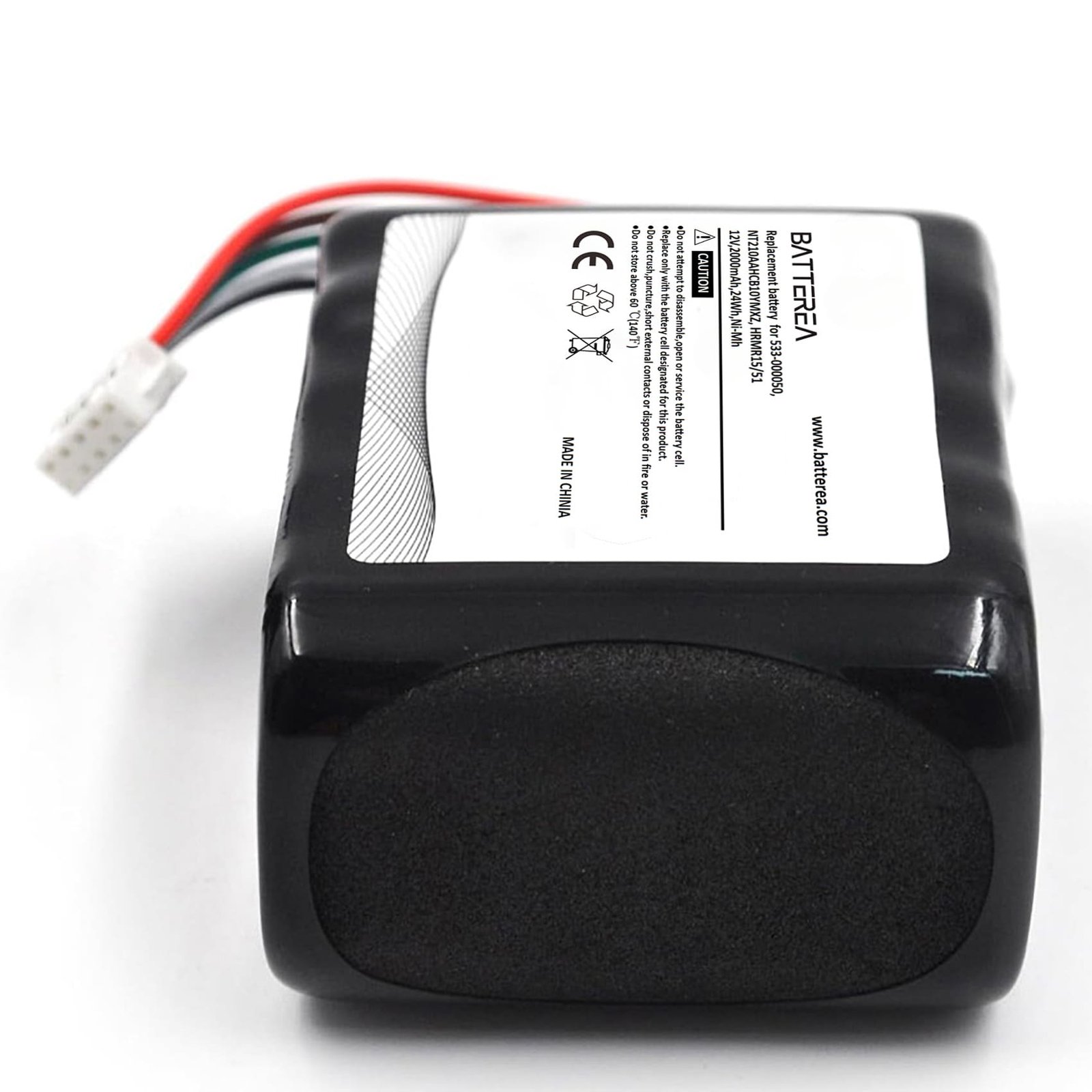 12v 2000mah ni mh battery for logitech squeezebox radio 930 000101, replaces 533 000050, nt210aahcb10ymxz, hrmr15/51, 24wh