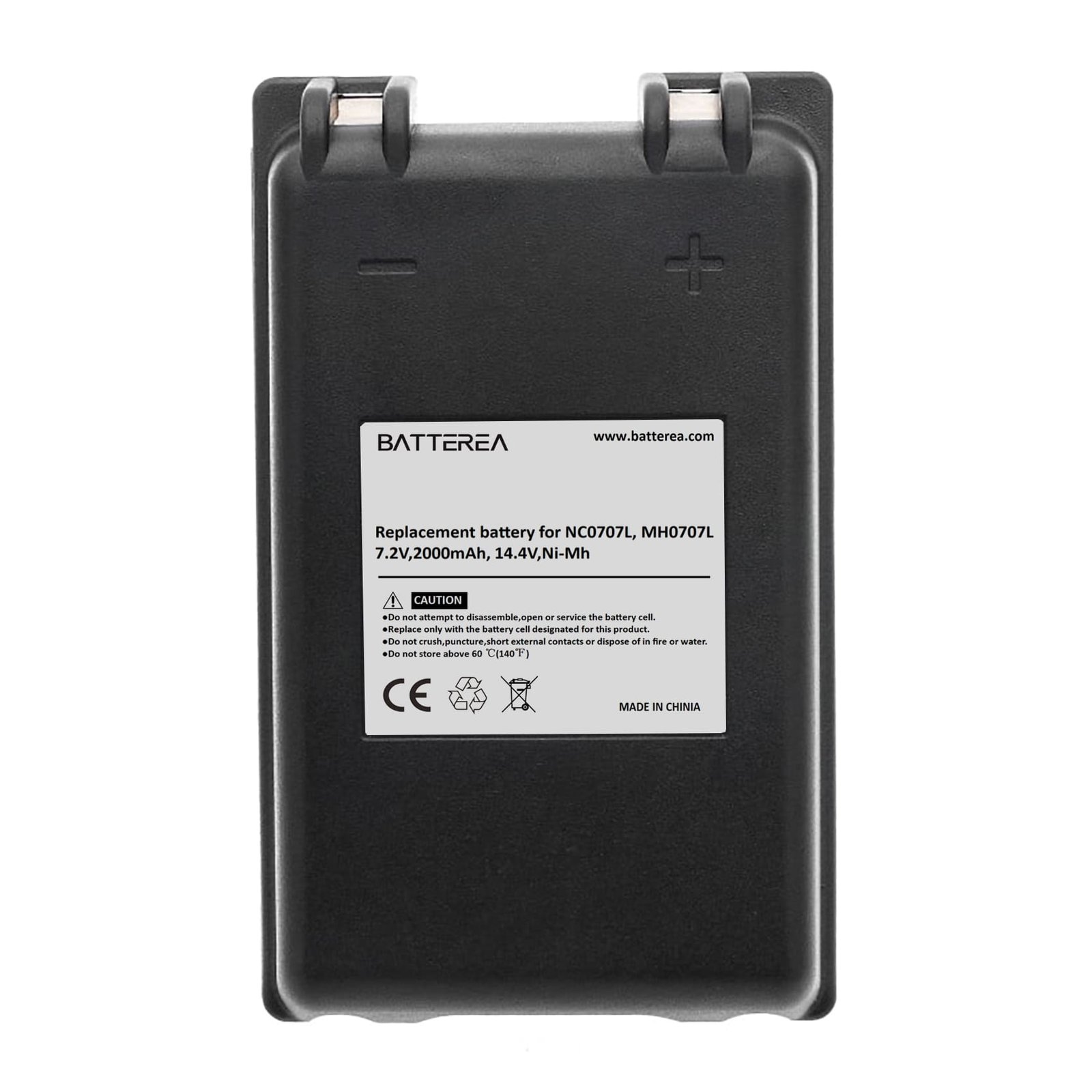 wholesale replacement battery for autec fua10, utx97 transmitter, cb71.f , replaces for nc0707l, mh0707l, 7.2v,2000mah, 14.4v,ni mh