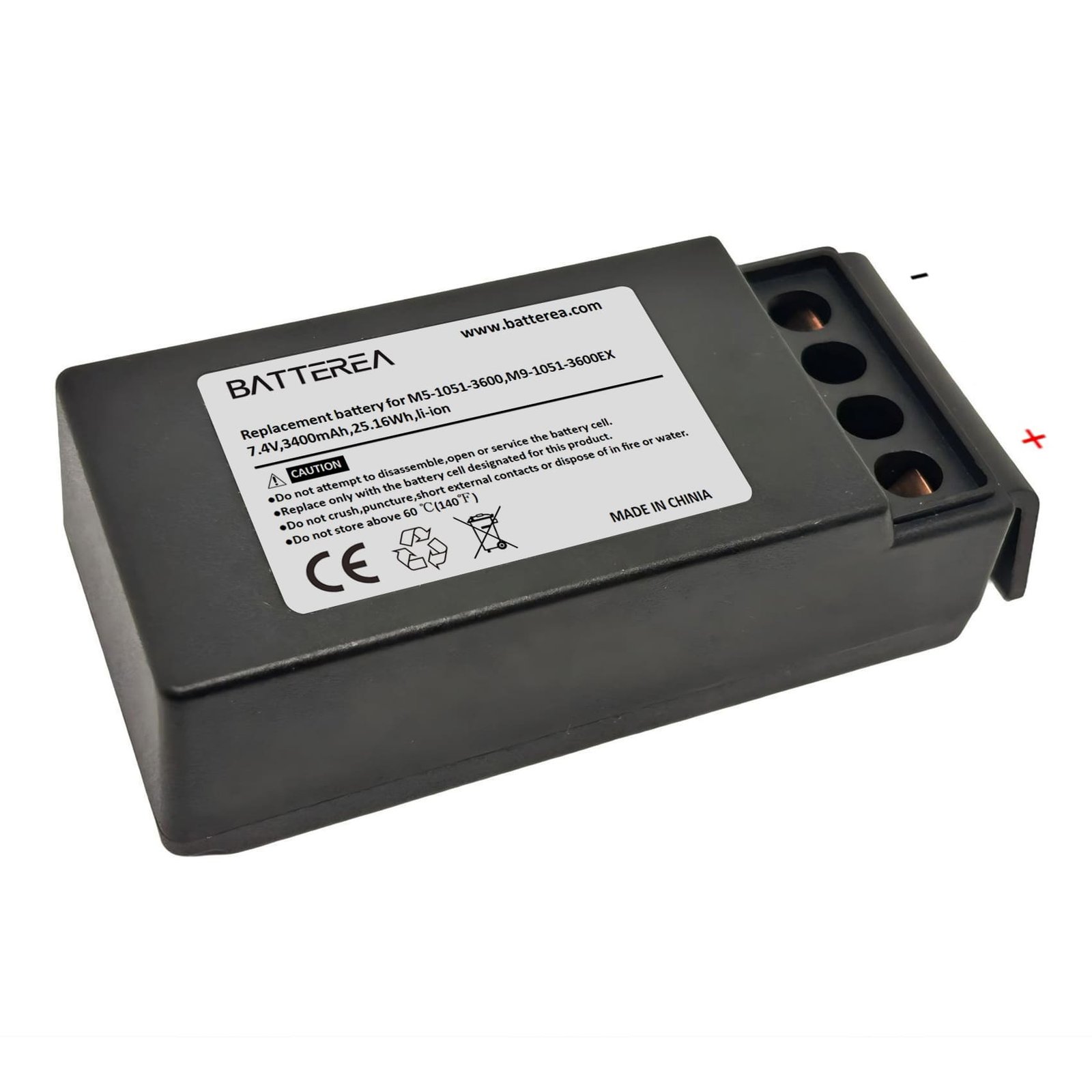 wholesale replacement battery for cavotec m5 1051 3600,m9 1051 3600 ex, 7.4v,3400mah,25.16wh,li ion