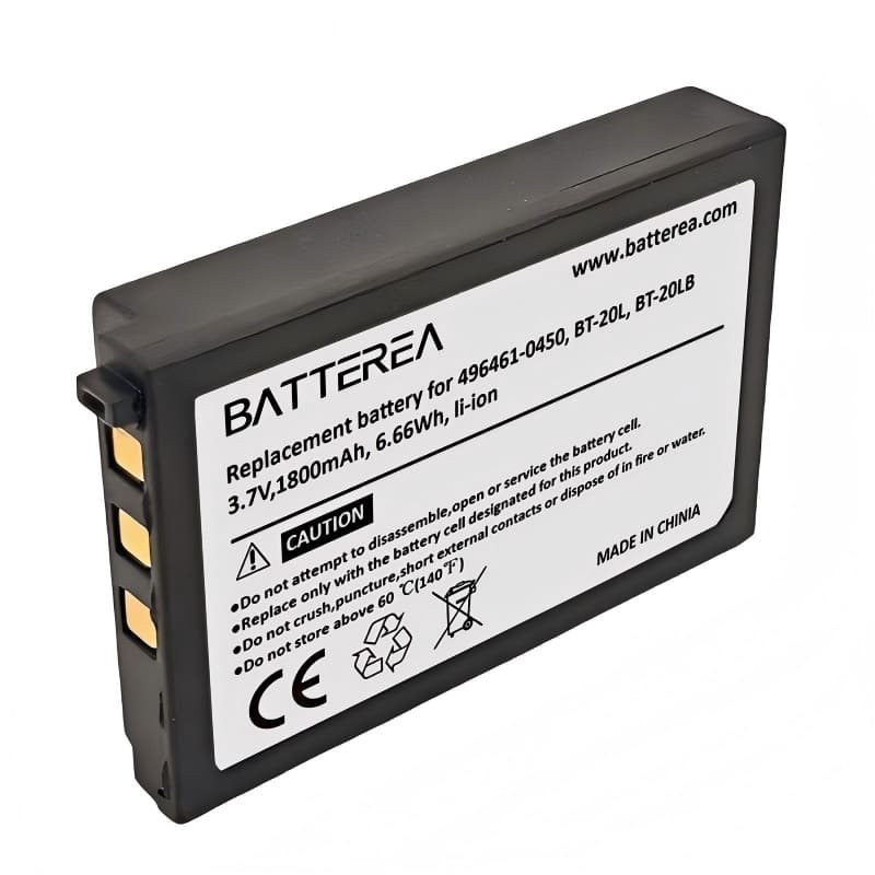 barcode scanner battery for denso bht 400q, bht 825qw,3ht 1306b,replaces 496461 0450,bt 20l, bt 20lb,3.7v,1800mah, 6.66wh,