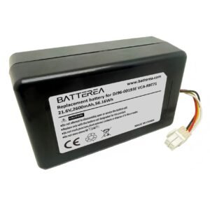wholesale replacement battery compatible with samsung powerbot r7040, r1am7010uw / aa, vr1am7010u5 / aa, replaces for dj96 00193e, vca rbt71, vca rbt71/xaa, 21.6v,2600mah,56.16wh