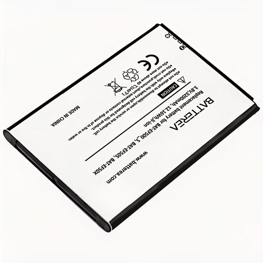 barcode scanner battery for bluebird ef500r, ef500, ef501,replaces bat ef500 s, bat ef50s, bat ef50x, 3.8v,3200mah, 12.16wh,li ion