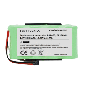 wholesales replacement battery for fluke 123,43, scopemeter 120 power quality analyzers, replaces b11483, bp120mh, 4.8v,3000mah,14.4wh,ni mh