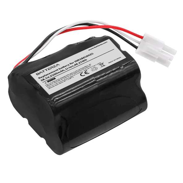wholesale stick vacuum cleaner replacement battery compatible with philips fc6401, fc6402, replaces for inr18650x25, 18.5v,2500mah, li ion,46.25wh