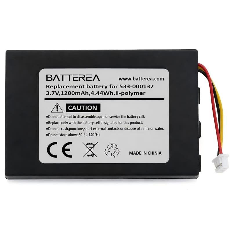 Wholesale wireless gaming headset replacement battery for Logitech G933, G533, G935,replaces 533-000132, 3.7V,1200mAh,4.44Wh,li-polymer