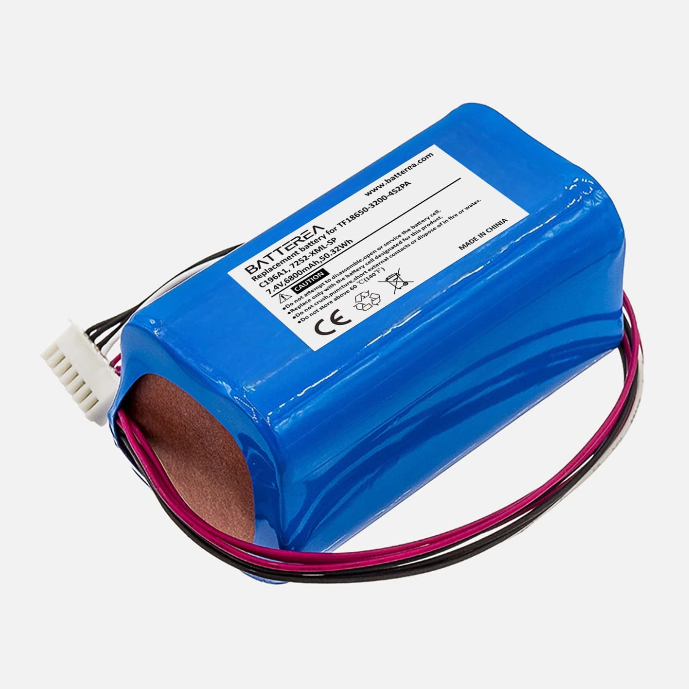 wholesale replacement battery for marshall kilburn ii, kilburn ii ,replaces tf18650 3200 4s2pa, c196a1, 7252 xml sp, 7.4v,6800mah,13.32wh