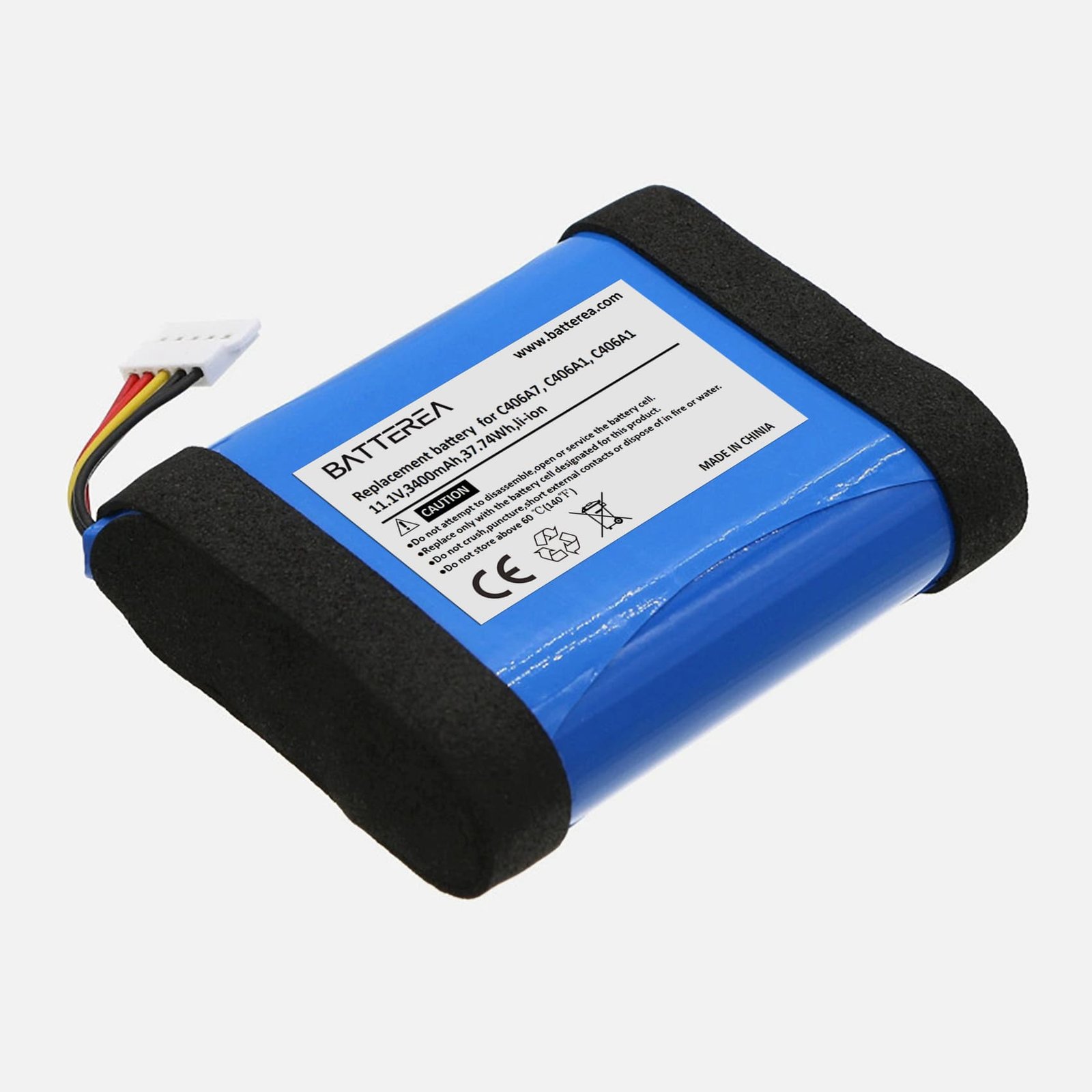 wholesale replacement battery for marshall middleton,replaces c406a7, c406a1, c406a1, 11.1v,3400mah,37.74wh,li ion