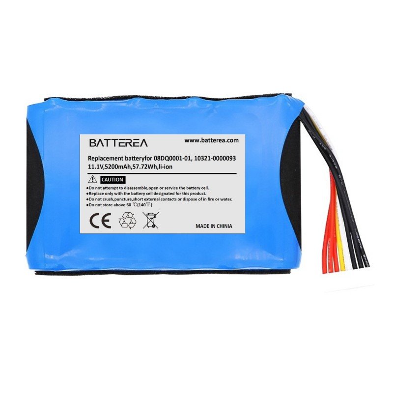 wholesale replacement battery for teufel motiv home,replaces 08dq0001 01, 10321 0000093,11.1v,5200mah,57.72wh,li ion