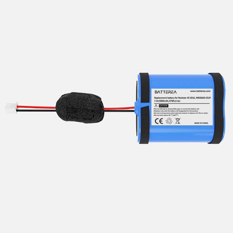 wholesale replacement battery for teufel rockster xs 2016,replaces inr26650 2s1p,7.4v,5000mah,37wh,li ion