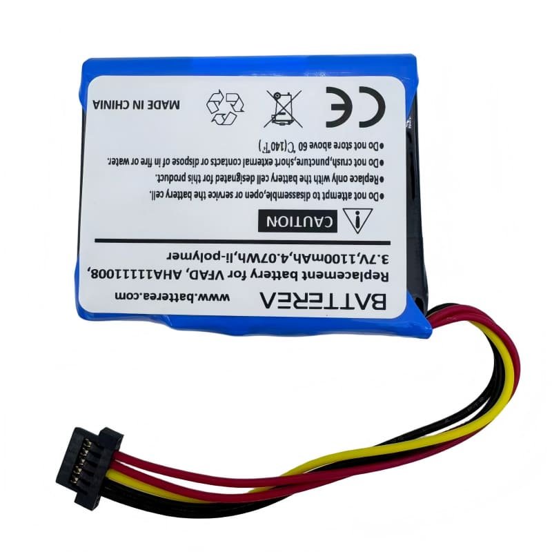 wholesale replacement battery for tomtom go 5100, 4fl50, go 6100,replaces vfad, aha11111008, vf6p,3.7v,1100mah,4.07wh,li ion