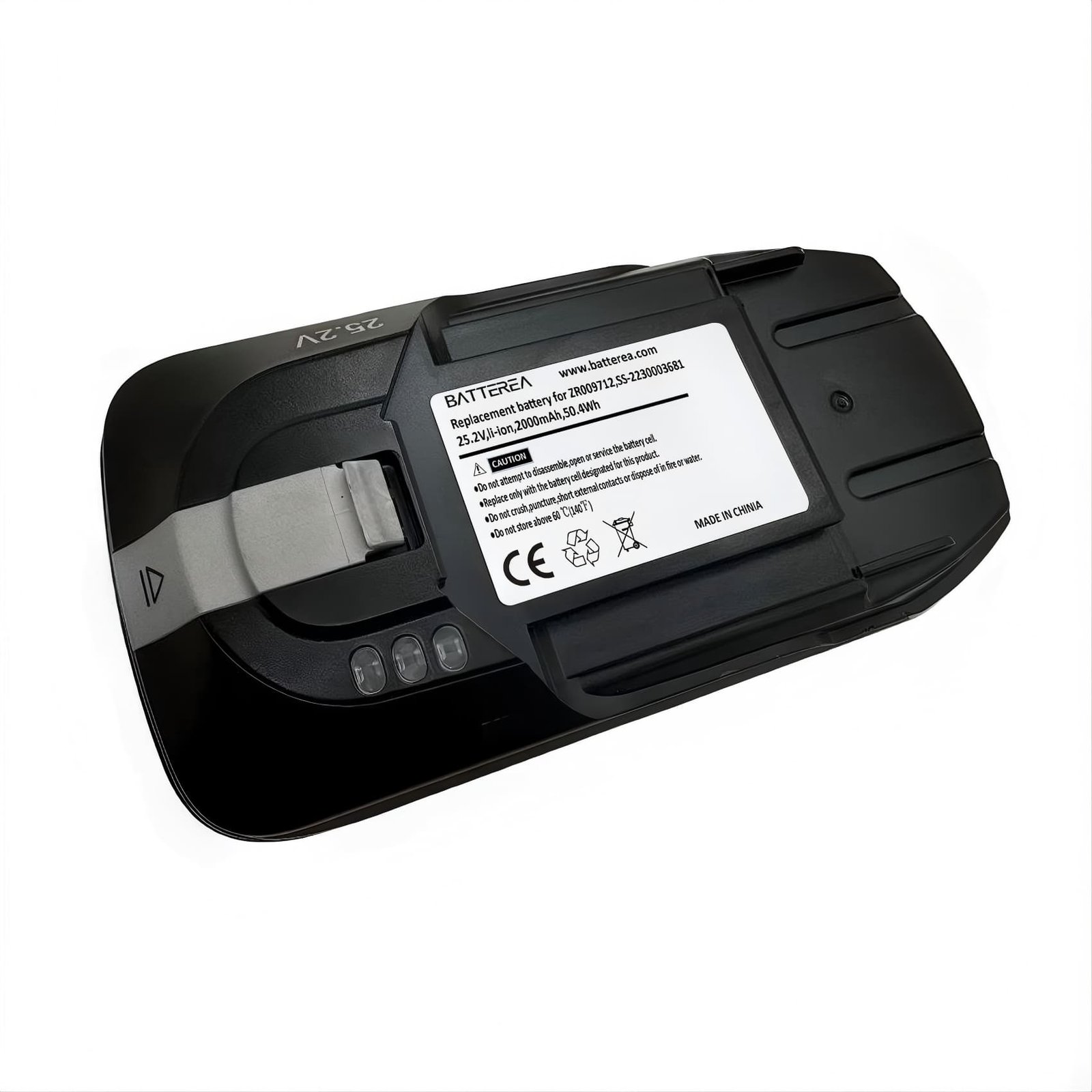 wholesale vacuum cleaner replacement battery for rowenta x force flex 11.60/12.60,replace for zr009705,ss 2230003681, 25.2v 2000mah,50.4wh