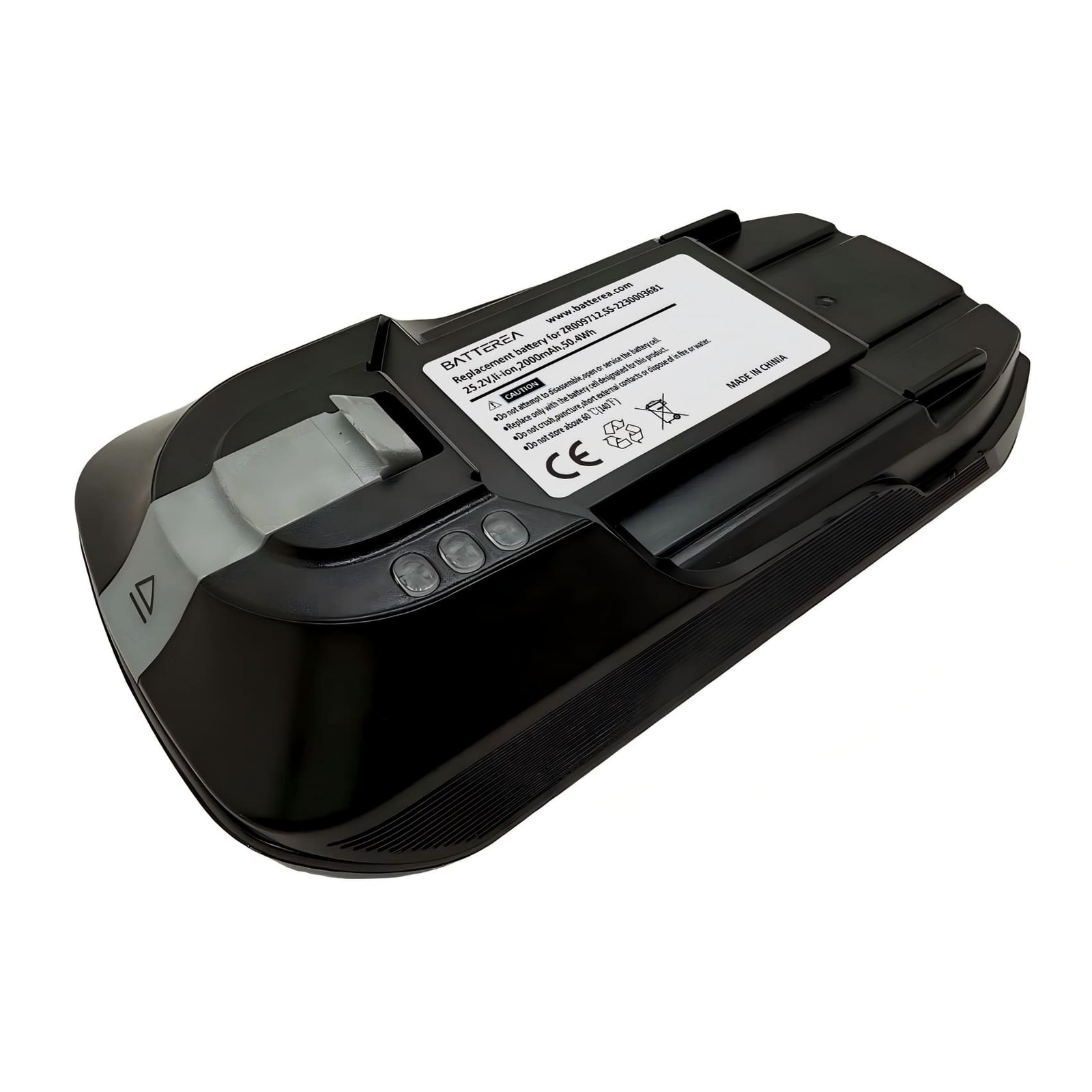 wholesale vacuum cleaner replacement battery for rowenta x force flex 11.60/12.60,replace for zr009705,ss 2230003681, 25.2v 2000mah,50.4wh