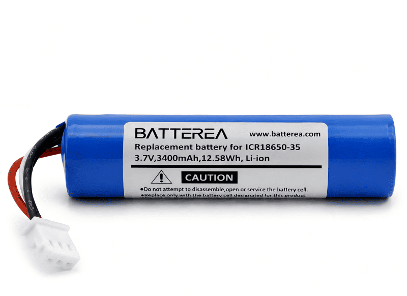 Wholesale 3.7V 3400mAh replacement battery compatible with Petzl Nao Headlamps Nao+ Headtorch,replaces ICR18650-35