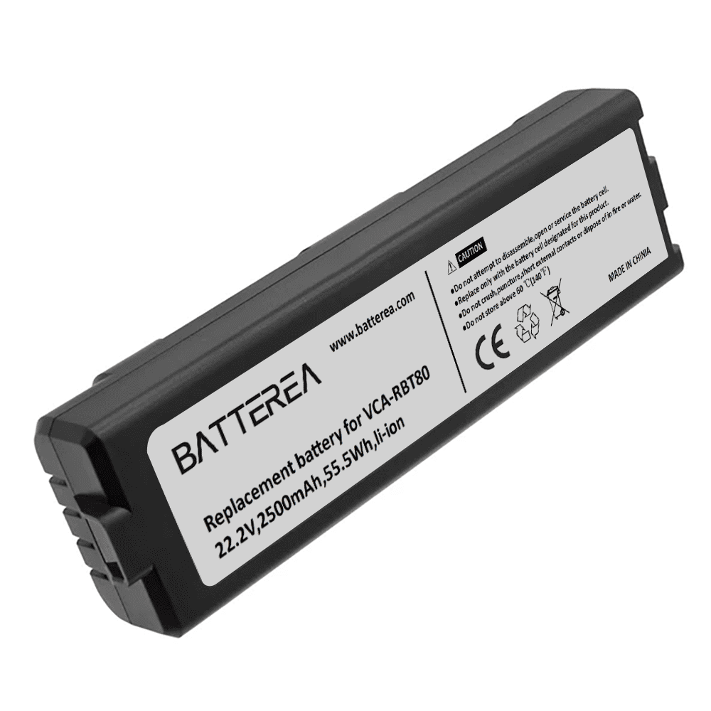 wholesale replacement battery compatible with samsung jet bot, vr30t80313w, vr30t85513w ,replaces for vca rbt80, 22.2v,2500mah,55.5wh,li ion