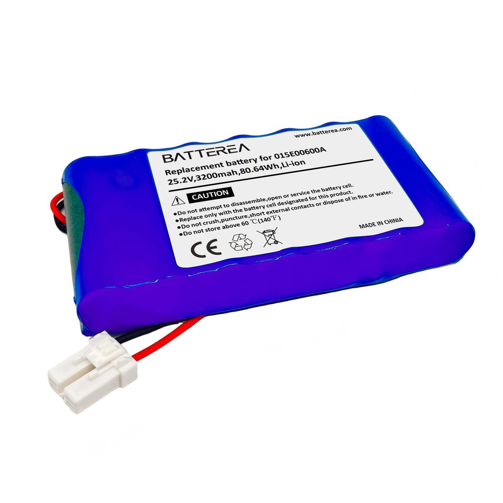 wholesale lawn mower replacement battery for wiper 015e00600a,for ambrogio 015e00600a, 25.2v,3200mah,80.64wh,li ion