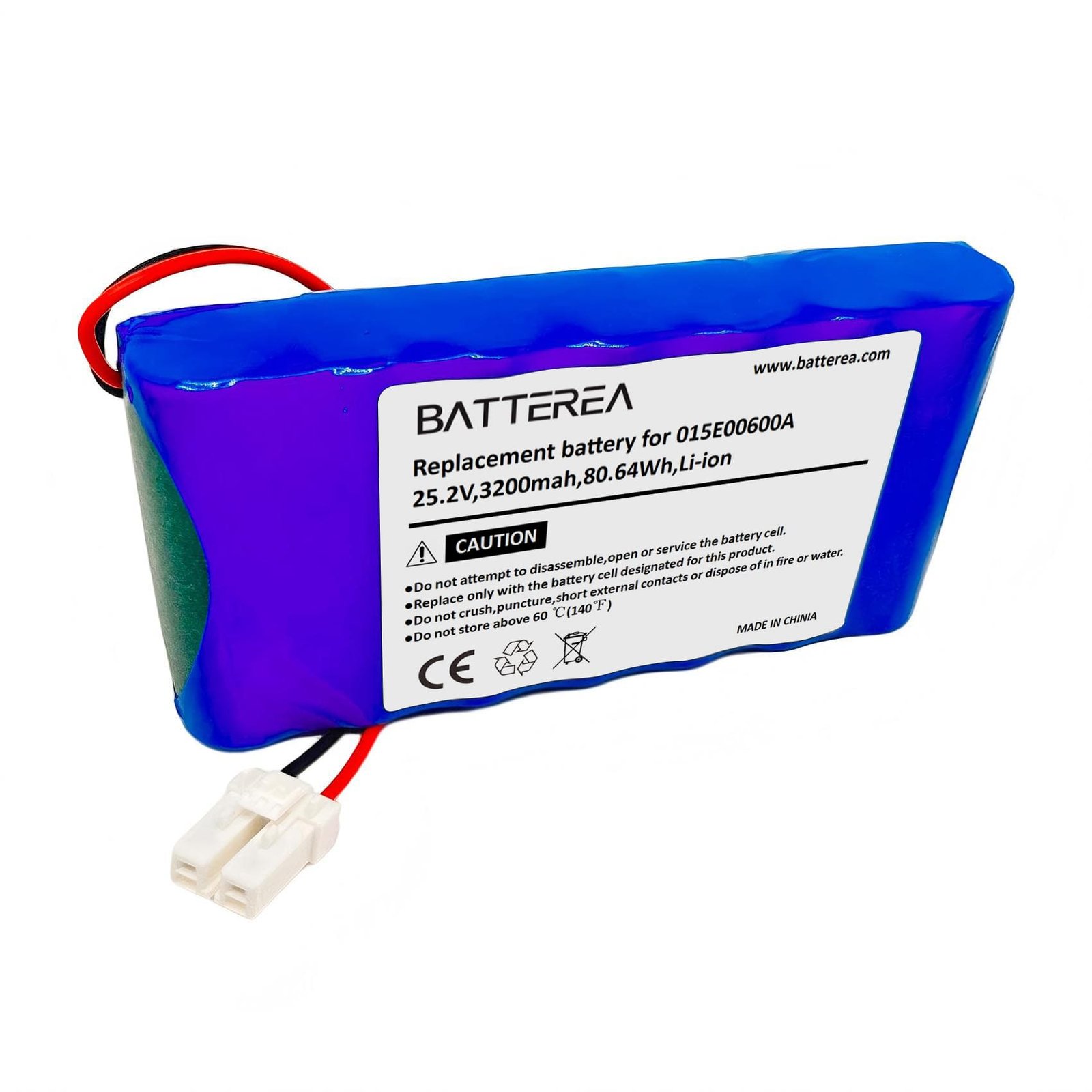wholesale lawn mower replacement battery for wiper 015e00600a,for ambrogio 015e00600a, 25.2v,3200mah,80.64wh,li ion