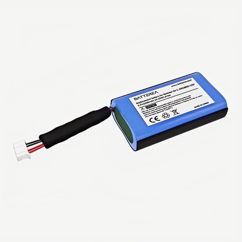 wholesale replacement battery for teufel rockster go 2 ,replaces inr18650 1s2p, 3.7v,5200mah,19.24wh,li ion